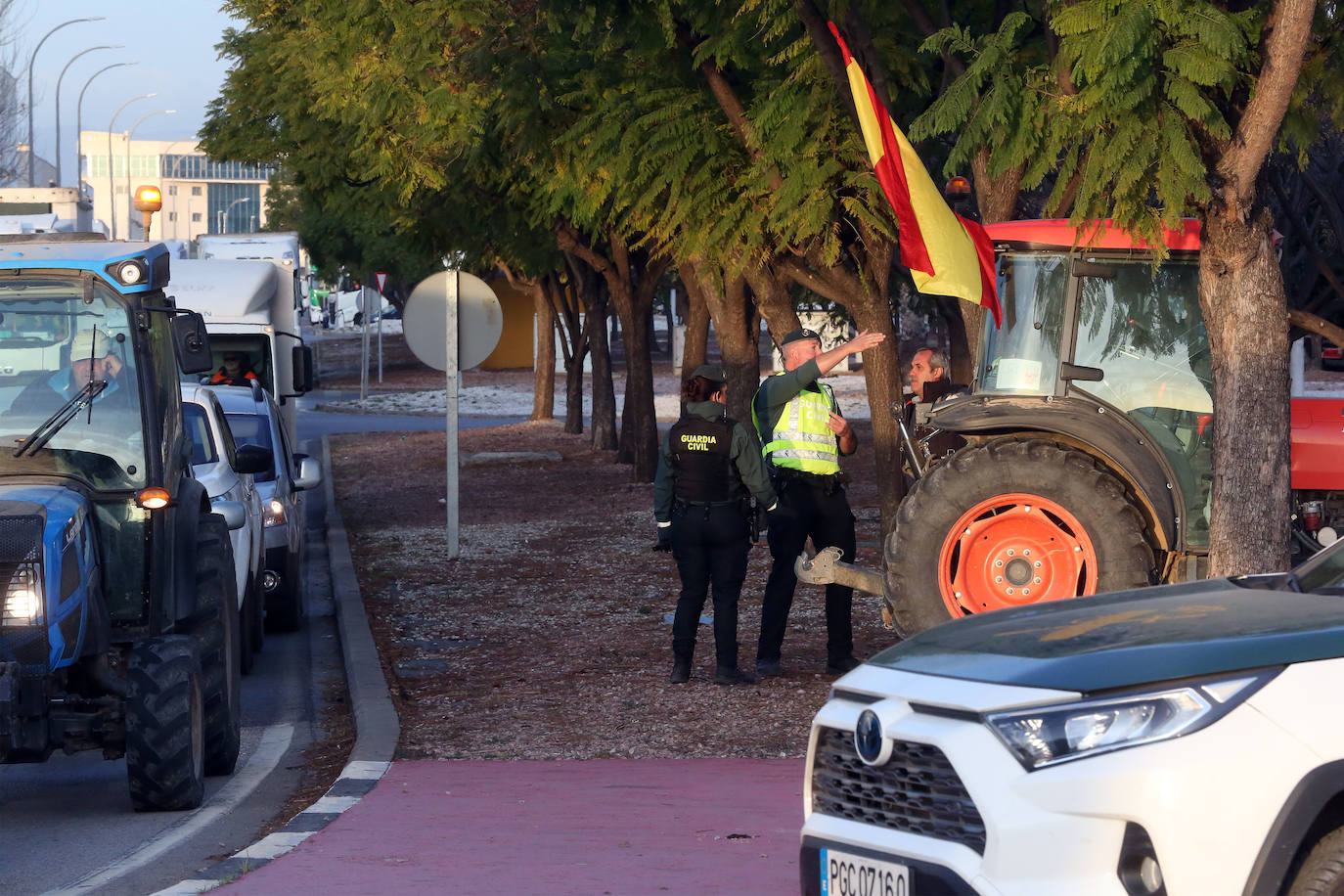 Fotos del tercer día de protestas de los agricultores en Valencia