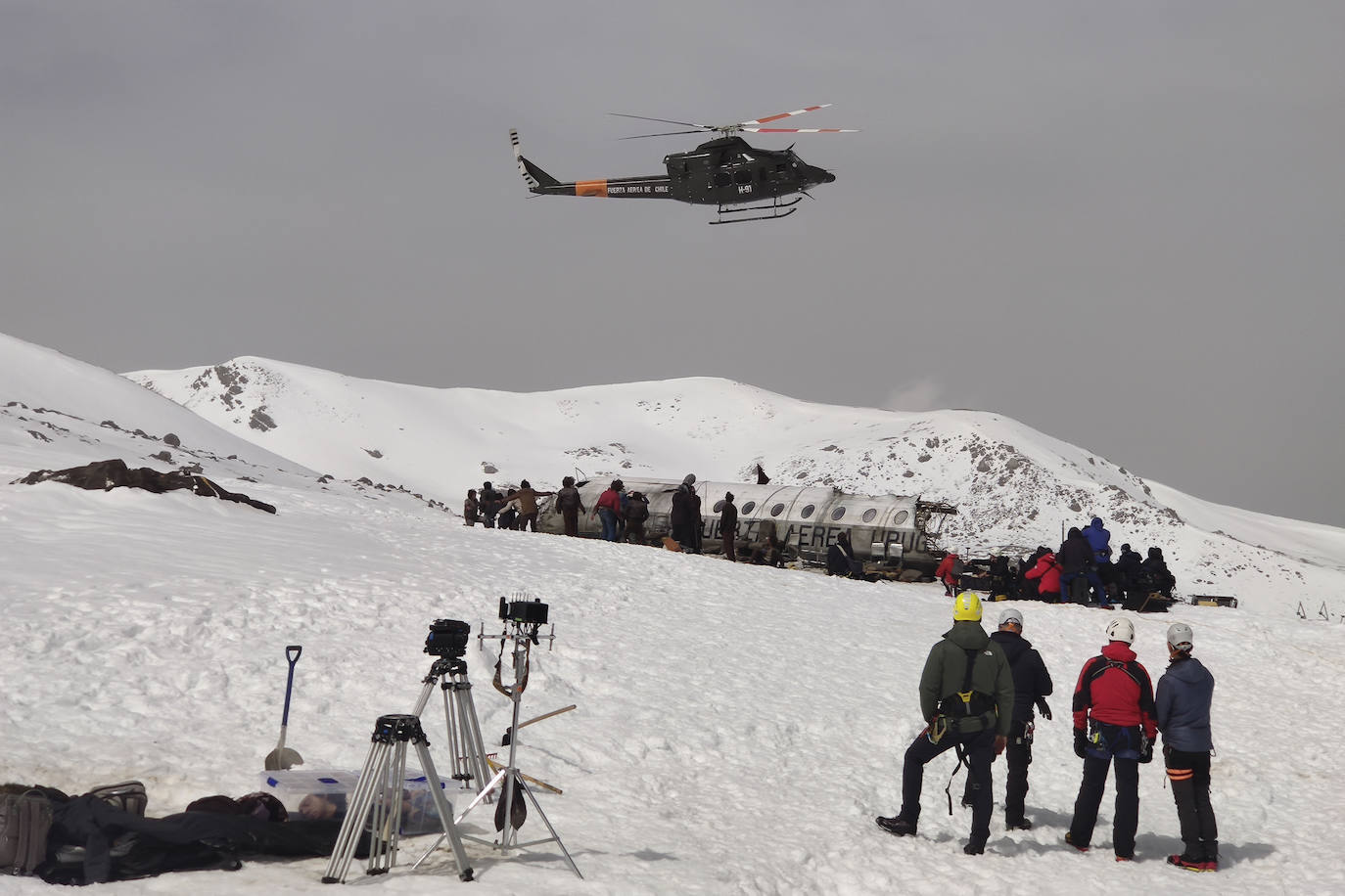 Así se grabó la película &#039;La sociedad de la nieve&#039;