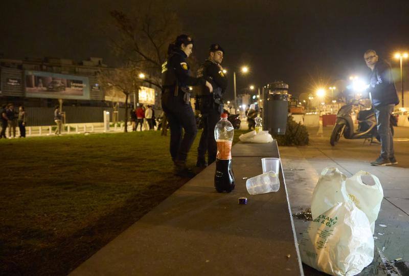 Una noche con la nueva brigada antibotellón