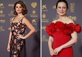 Los más elegantes de la alfombra roja de los Goya