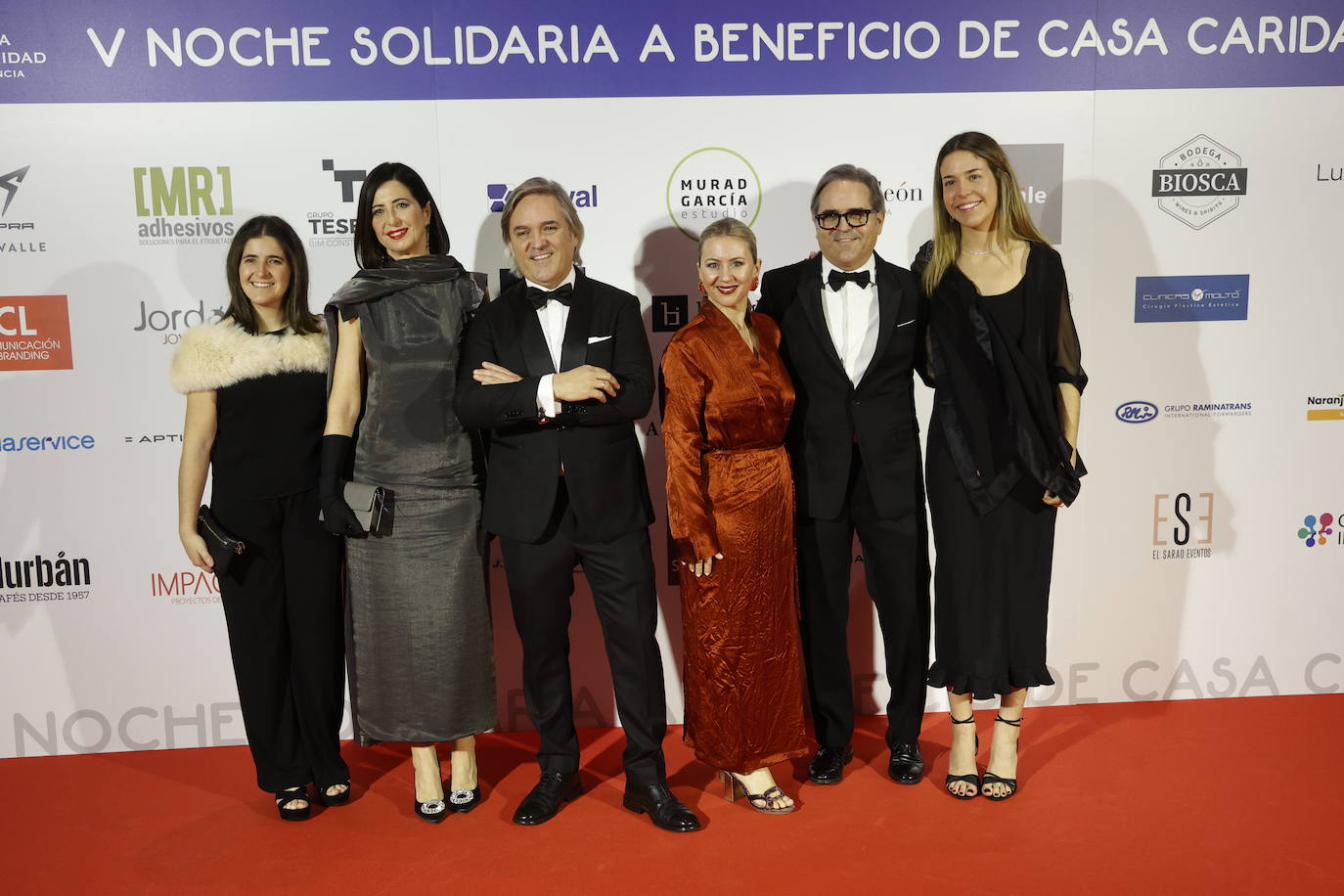 Los asistentes a la cena solidaria del año