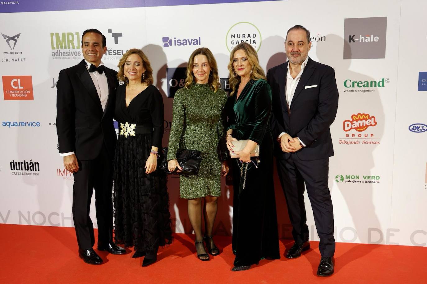 Fernando Valle, Patty Serrano, Cristina Pallas, Ana Pons y Frank Miquel.