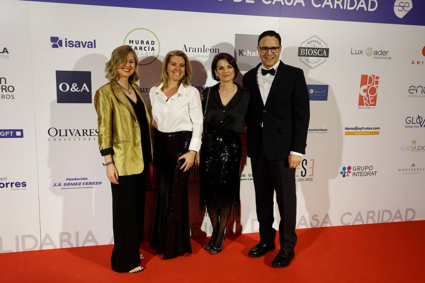 Patricia Martín, Berta Guardiola, Mercedes Pastor y Eduardo Salas.