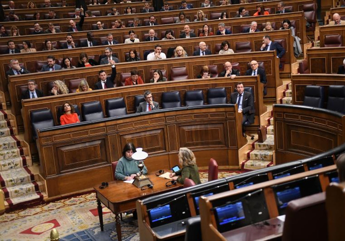 Sesión plenaria en el Congreso.