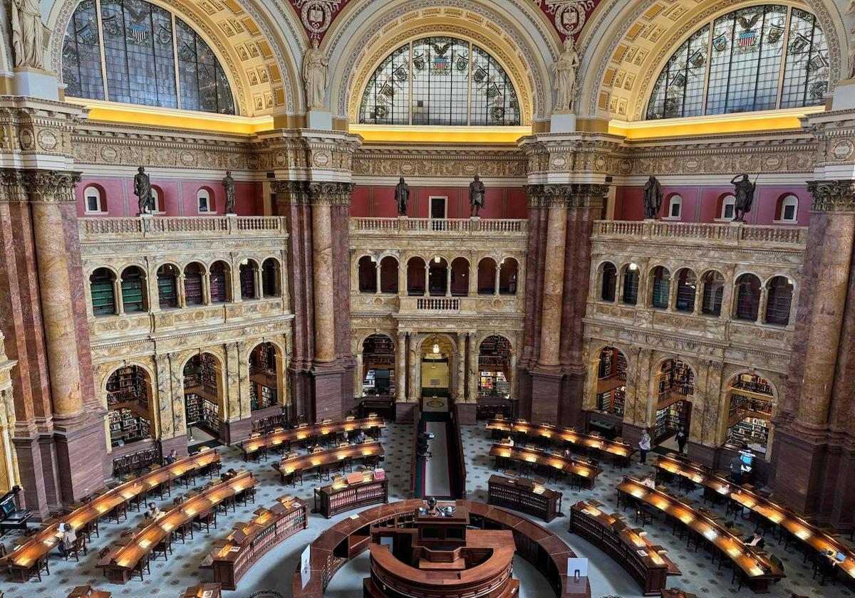 Dentro de la biblioteca más grande del mundo