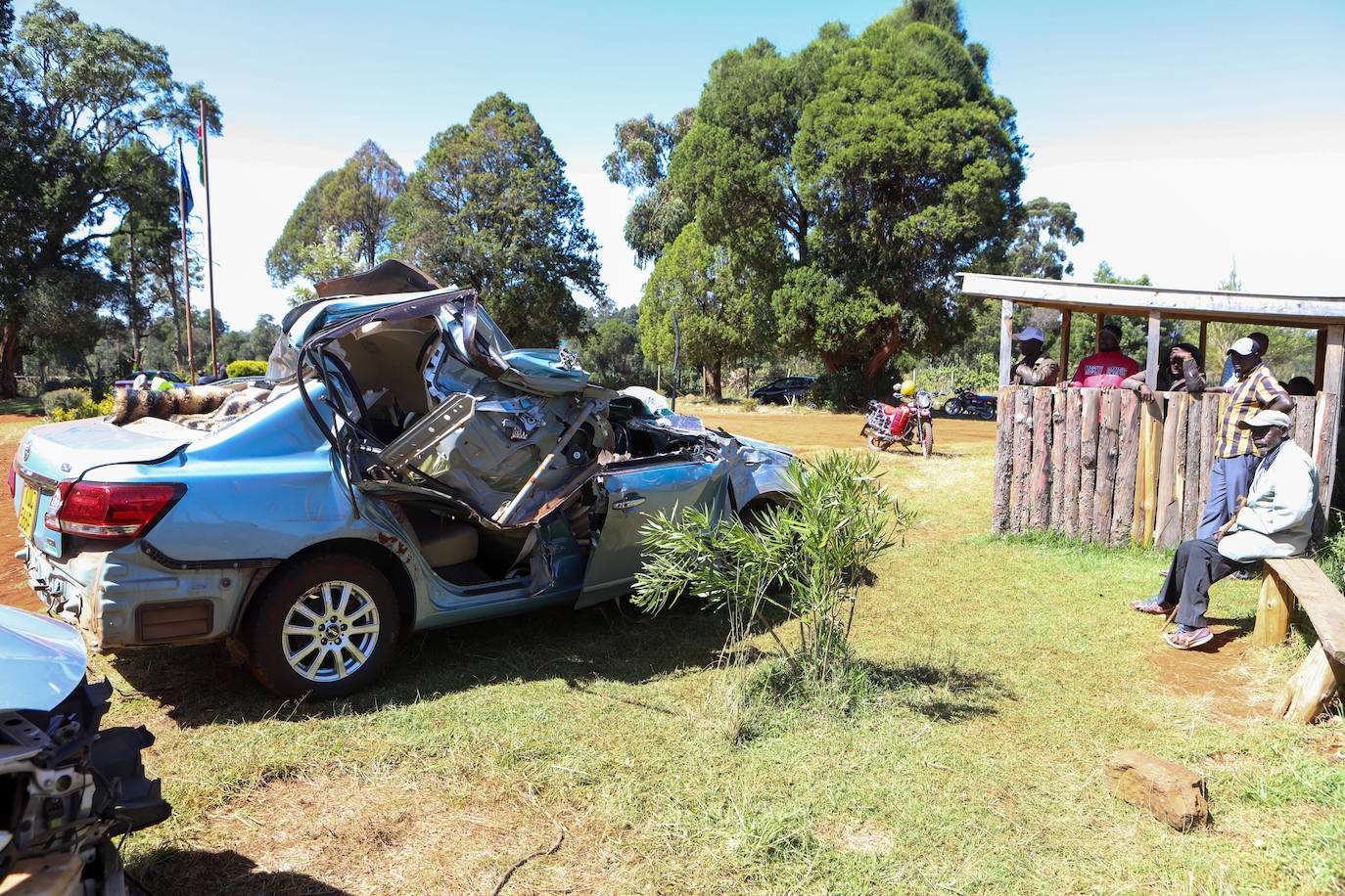 Fotos: así quedó el coche de Kiptum tras el accidente mortal