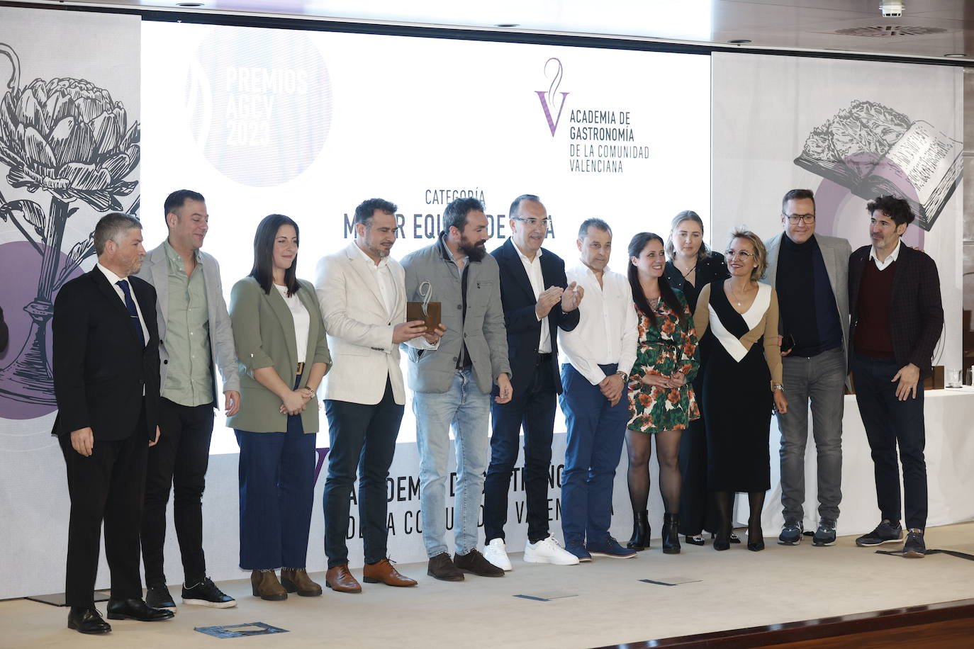 Los rostros conocidos en los premios de la Academia de Gastronomía de la Comunitat Valenciana