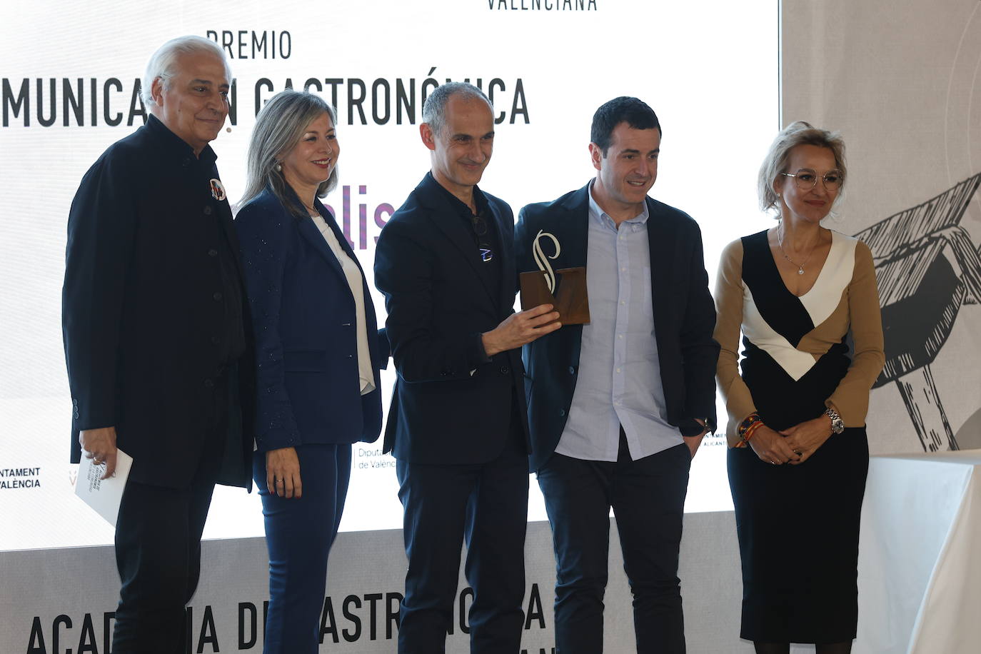 Los rostros conocidos en los premios de la Academia de Gastronomía de la Comunitat Valenciana