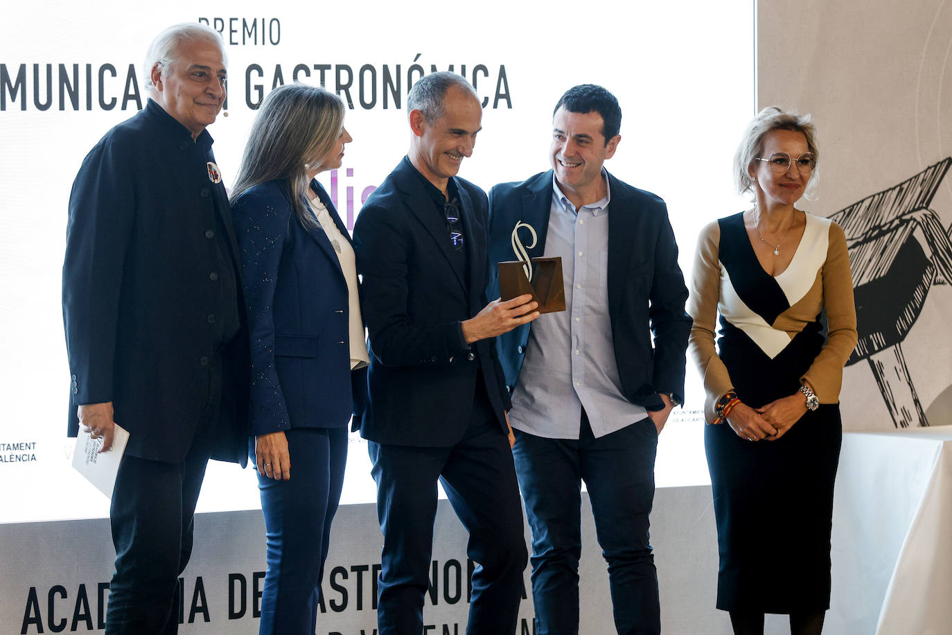 Los rostros conocidos en los premios de la Academia de Gastronomía de la Comunitat Valenciana