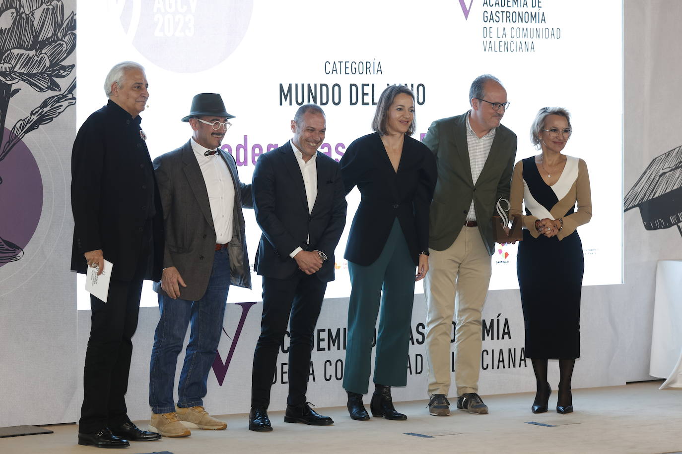 Los rostros conocidos en los premios de la Academia de Gastronomía de la Comunitat Valenciana