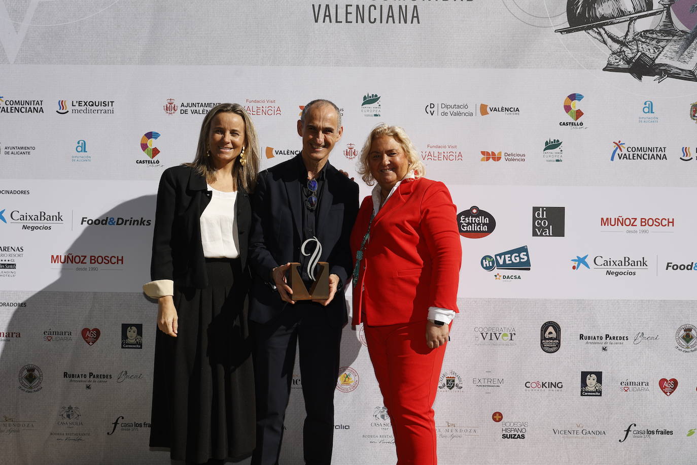 Los rostros conocidos en los premios de la Academia de Gastronomía de la Comunitat Valenciana