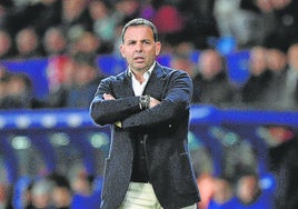 Calleja en un partido.