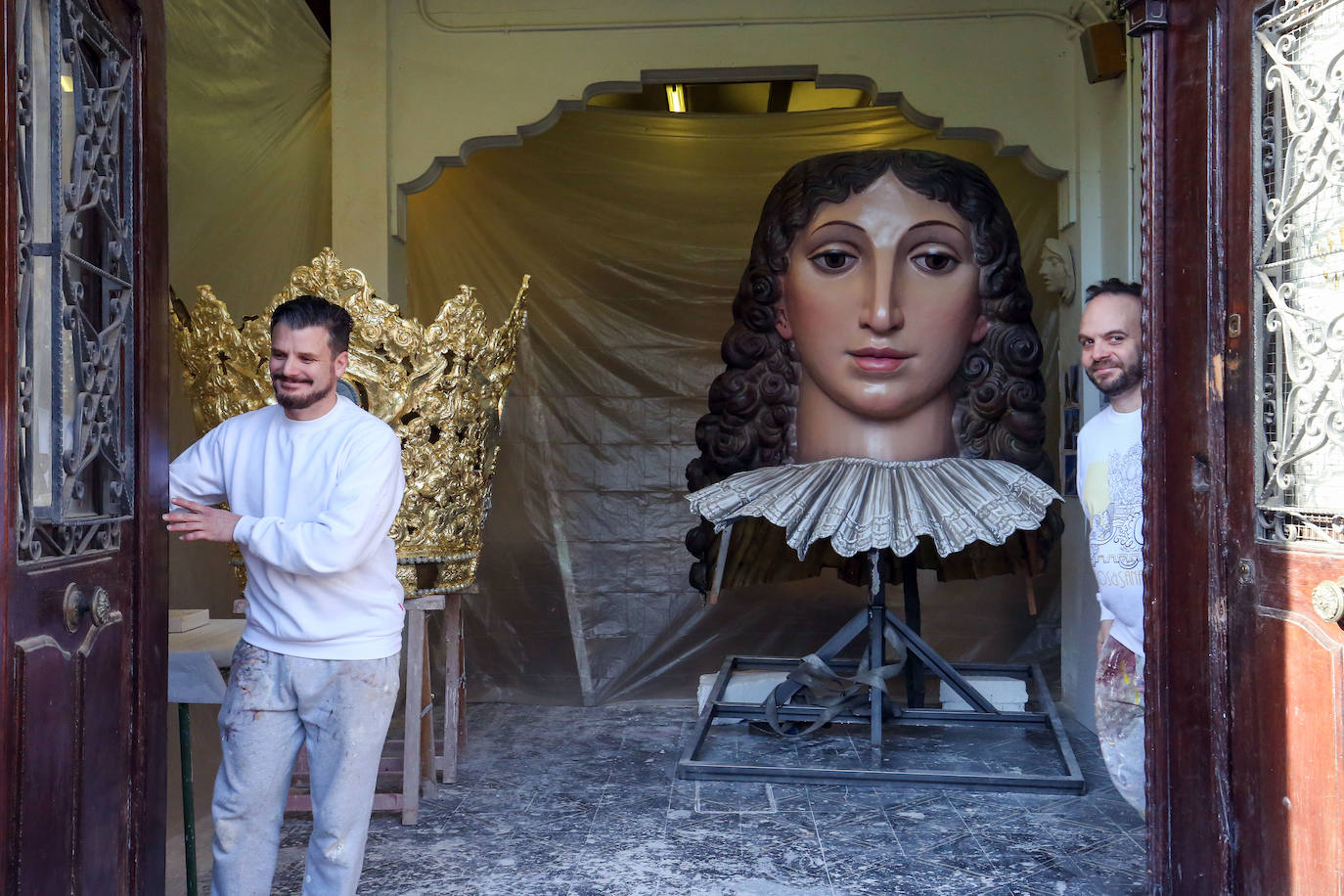 El cadafal de la Virgen culmina su restauración