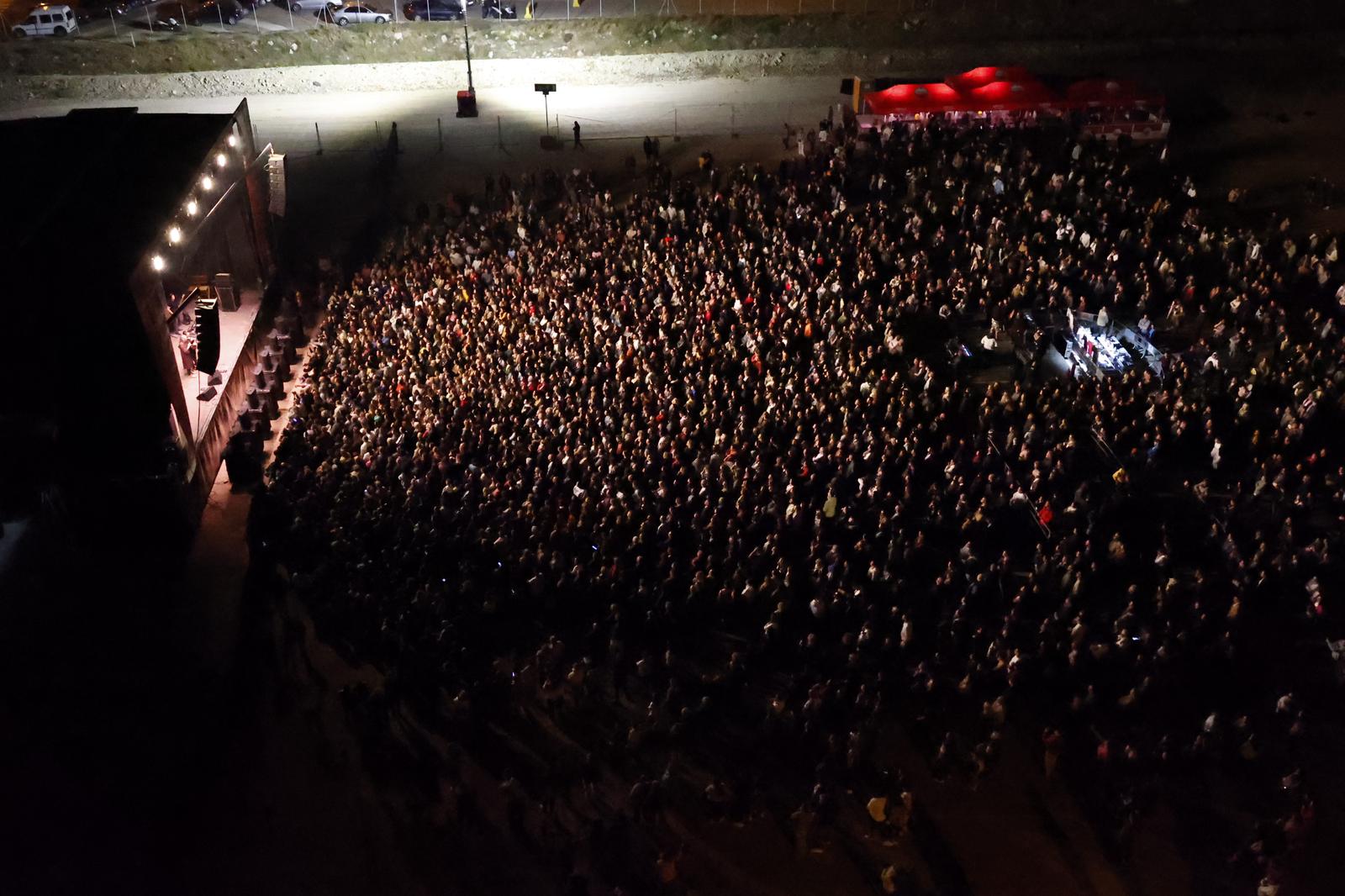 Público en uno de los conciertos de las fiestas del año pasado.