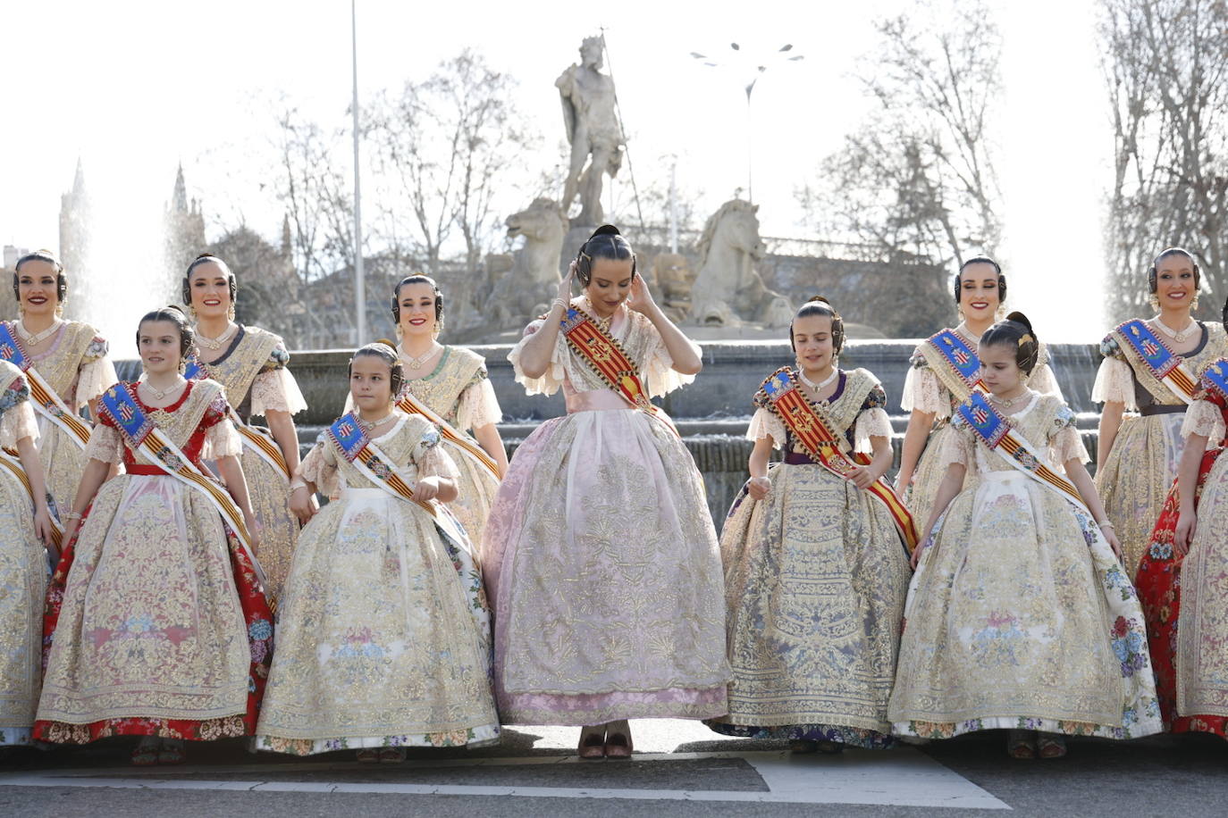 Las falleras mayores de Valencia y su corte, las grandes protagonistas en Madrid