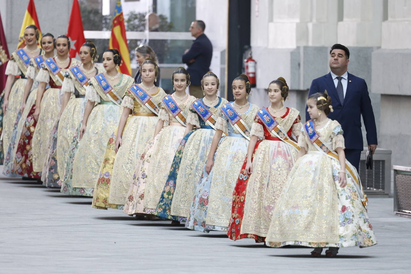 Recepción Oficial a las Falleras Mayores de Valencia en el Ayuntamiento de Madrid