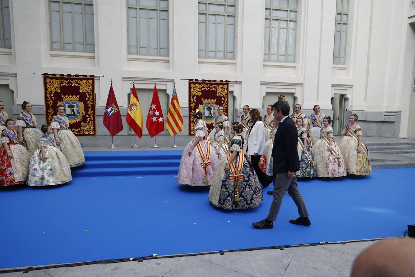 Recepción Oficial a las Falleras Mayores de Valencia en el Ayuntamiento de Madrid