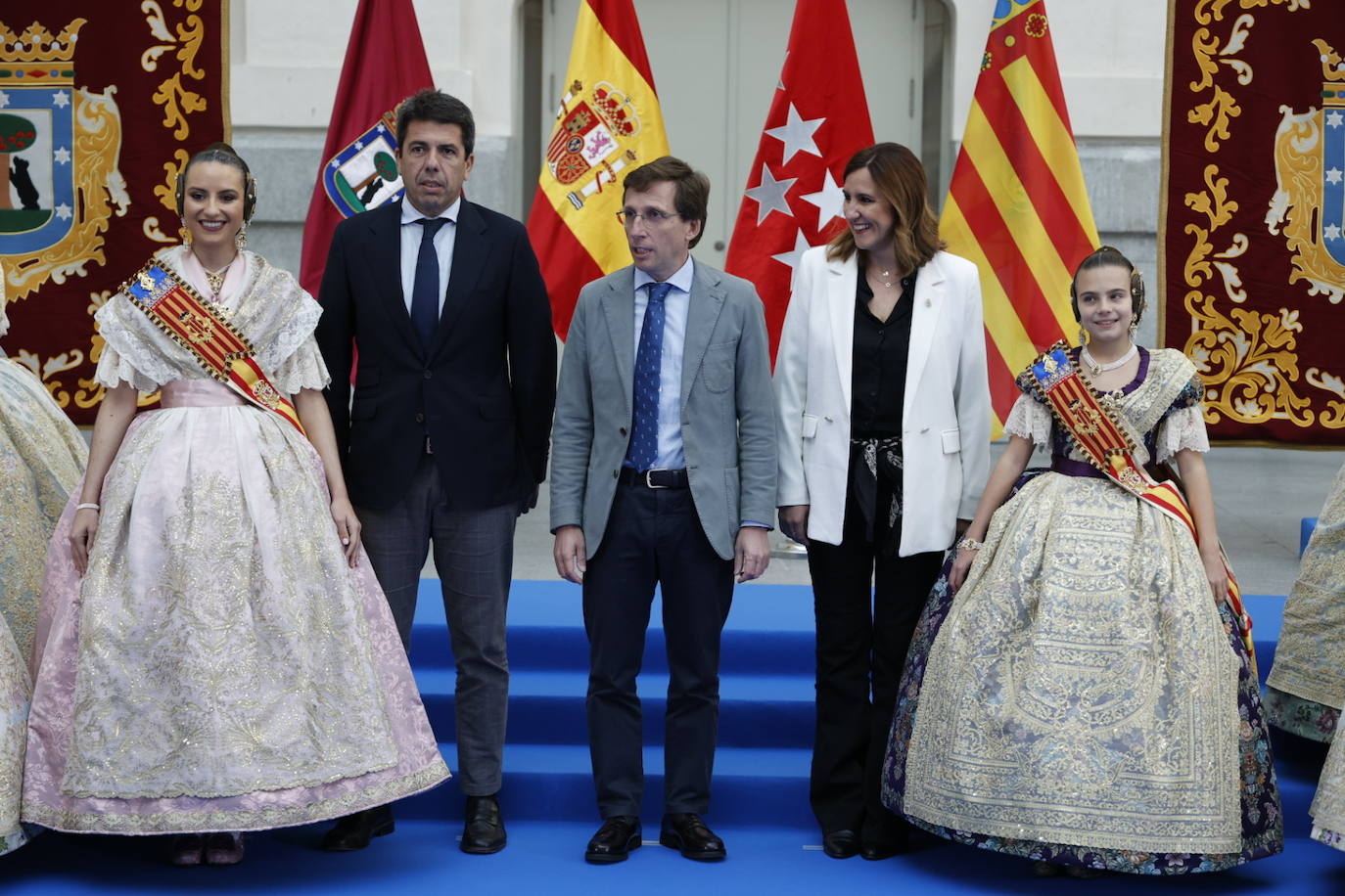 Recepción Oficial a las Falleras Mayores de Valencia en el Ayuntamiento de Madrid