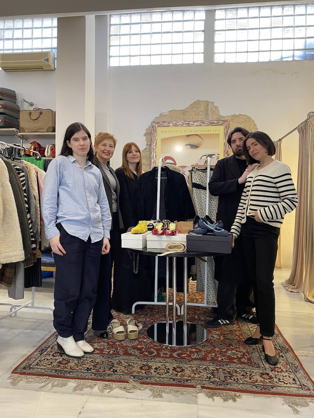 Ángela Huete, María Ángeles Miguel, Elisa Escorihuela, Marta Handrich y Nuel Puig.