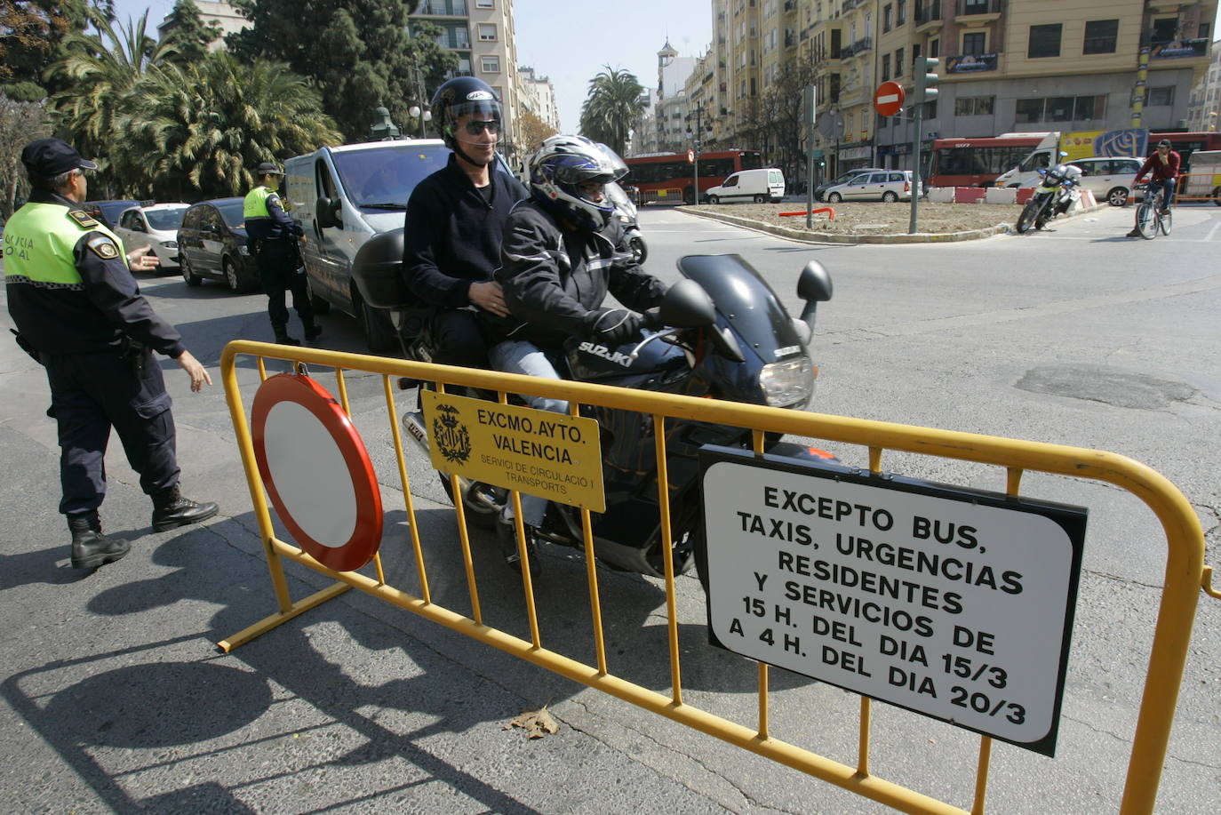 Calles cortadas en Valencia por las Fallas 2024: restricciones y horarios de acceso