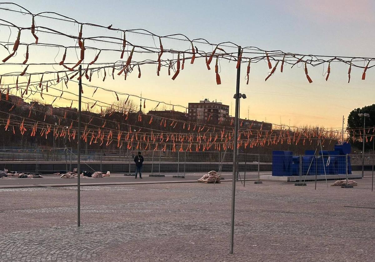 Mascletà en Madrid del 18 de febrero.