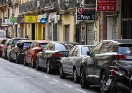 Varios aparcamientos en Valencia.