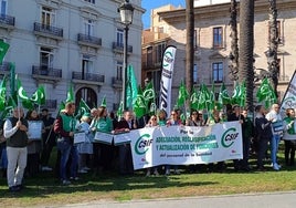 Concentración de CSIF ante Delegación de Gobierno en Valencia.