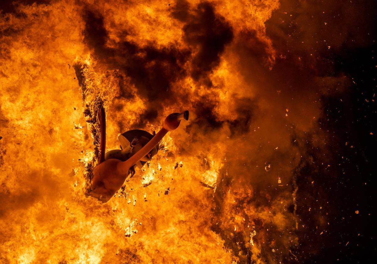 Cremà de una falla en una imagen de archivo.