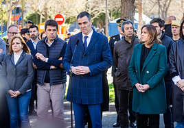 Pedro Sánchez comparece este viernes ante los medios de comunicación.