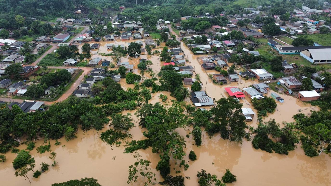 Fotos: la lluvia destroza Bolivia