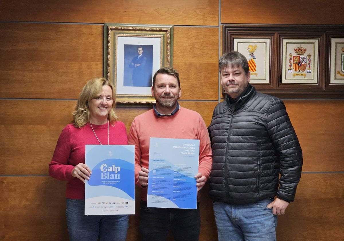 Ana Sala, Pere Moll y Marco Bittner, en la presentación.