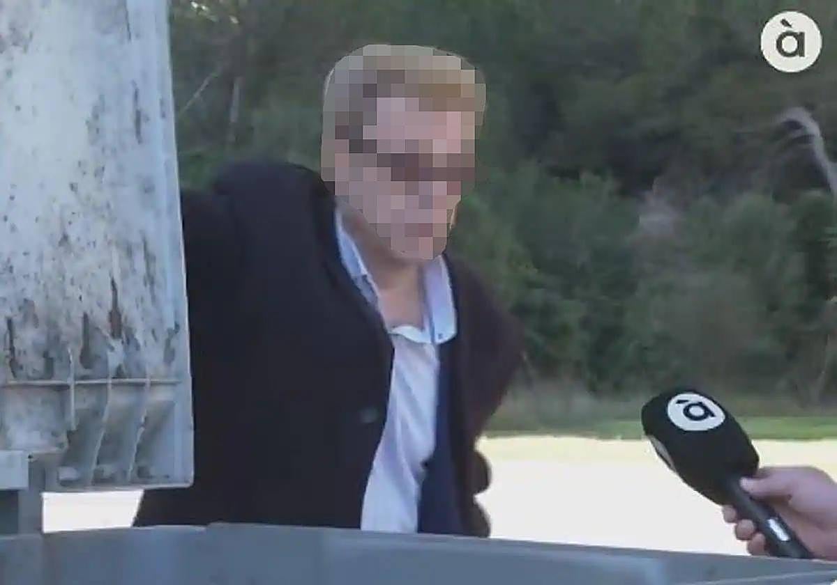 Imágenes, este jueves, del presunto pirómano de El Saler.