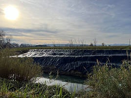 Trabajos en el río Júcar a su paso por Alzira.