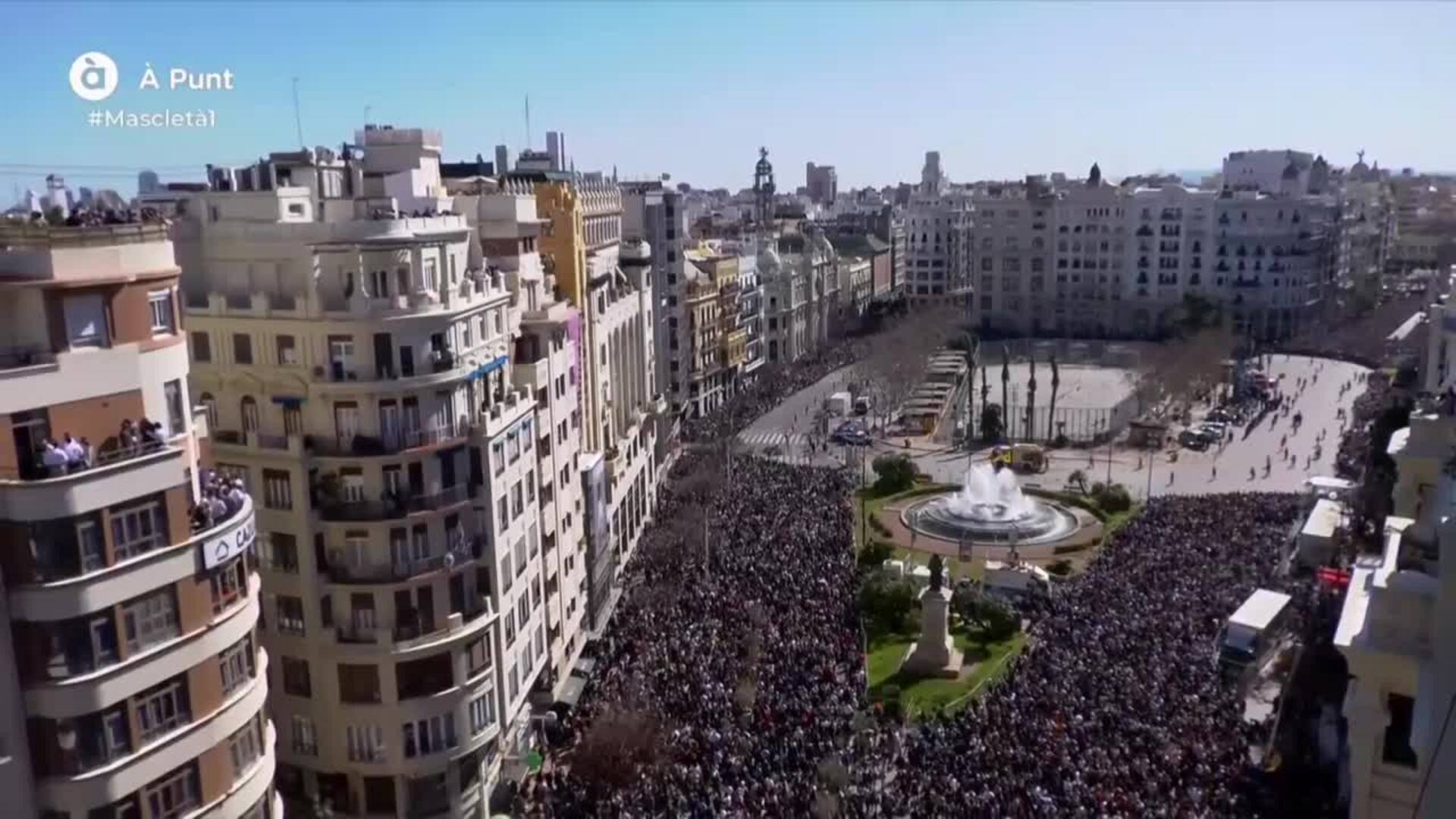 Primera mascletà de las Fallas 2024