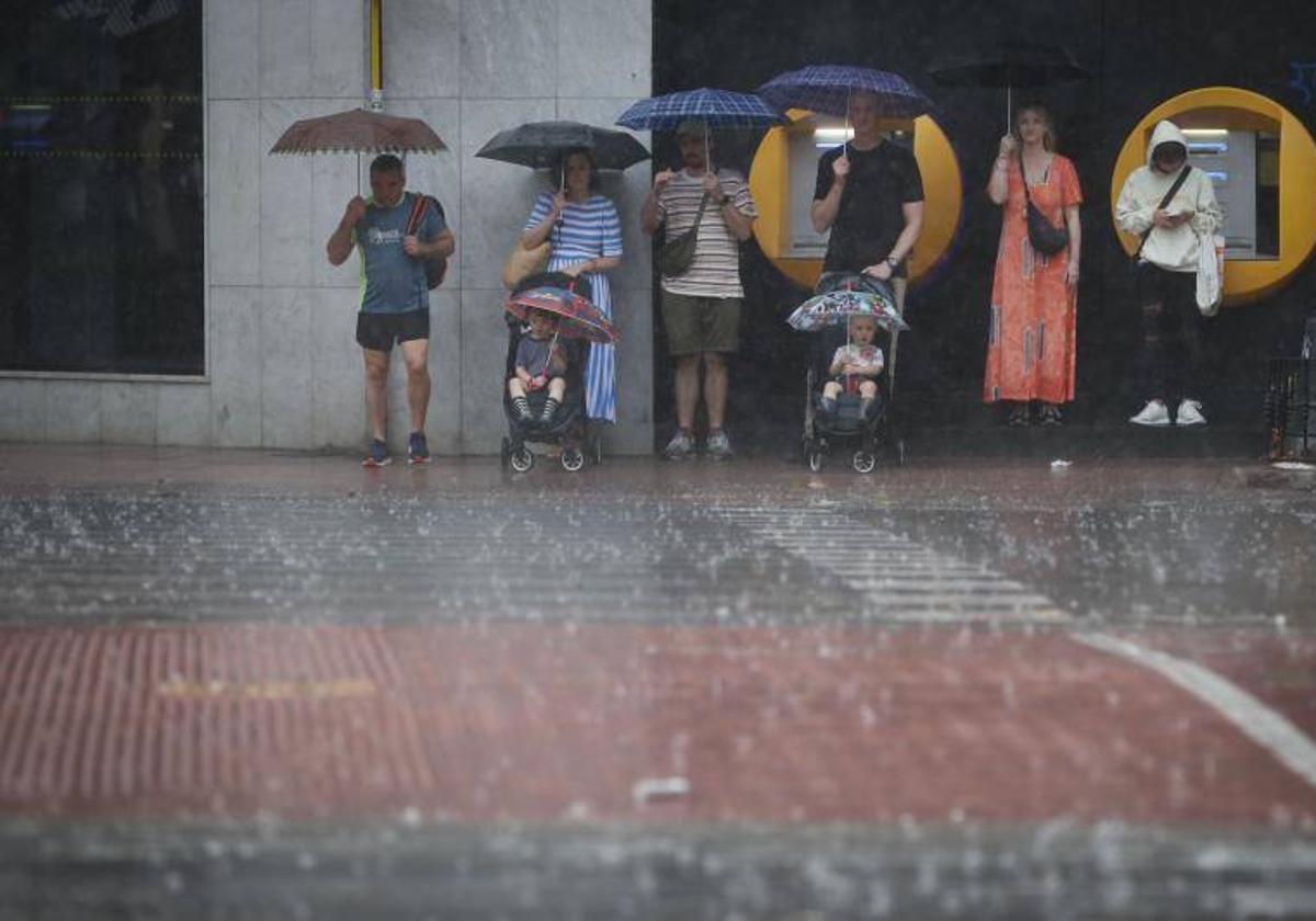 Lluvias en Valencia.