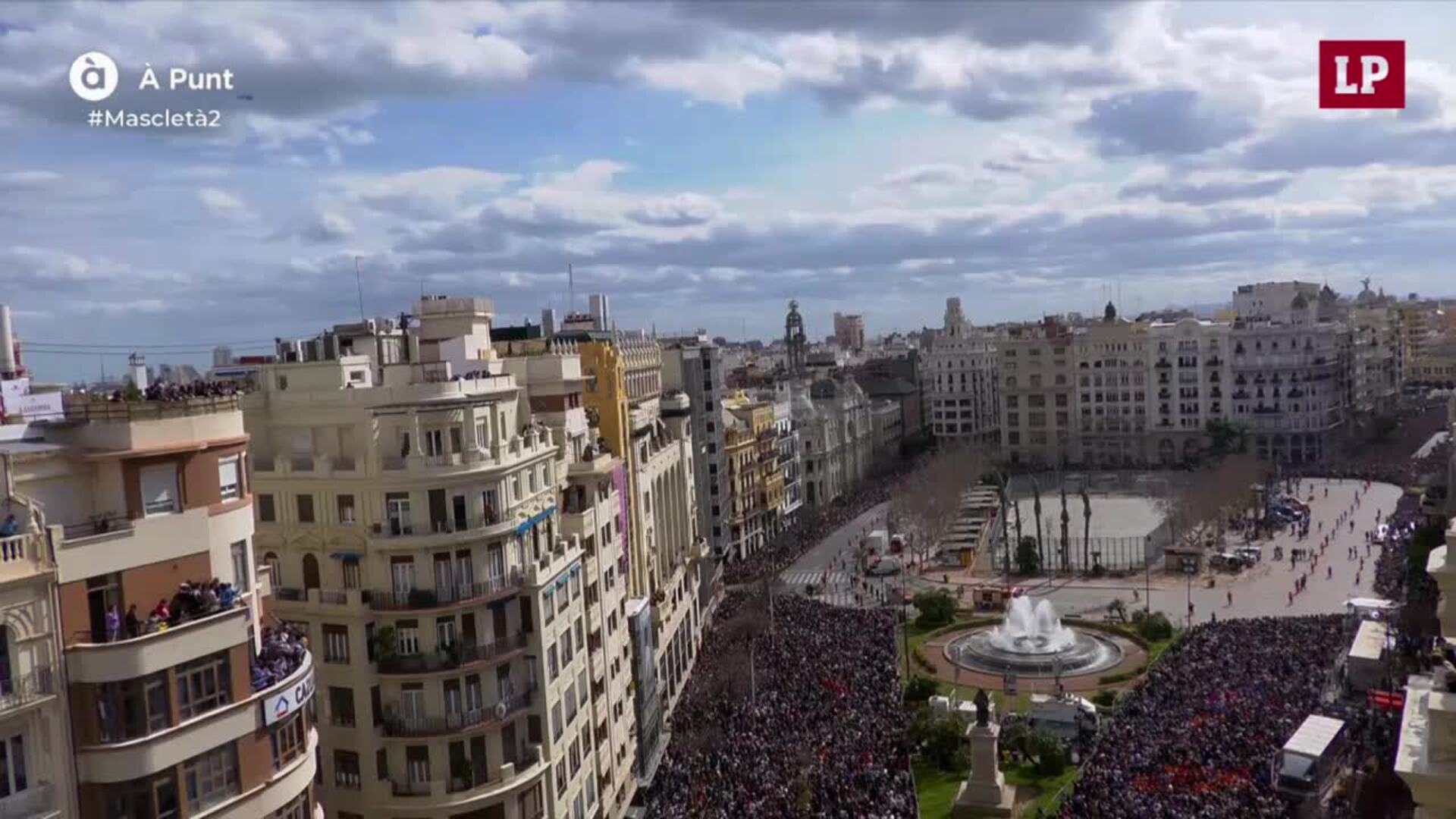 Mascletà del sábado 2 de marzo de las Fallas 2024: Pirotecnia Zaragozana