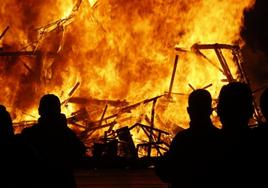 Cremà de una falla, en una imagen de archivo.