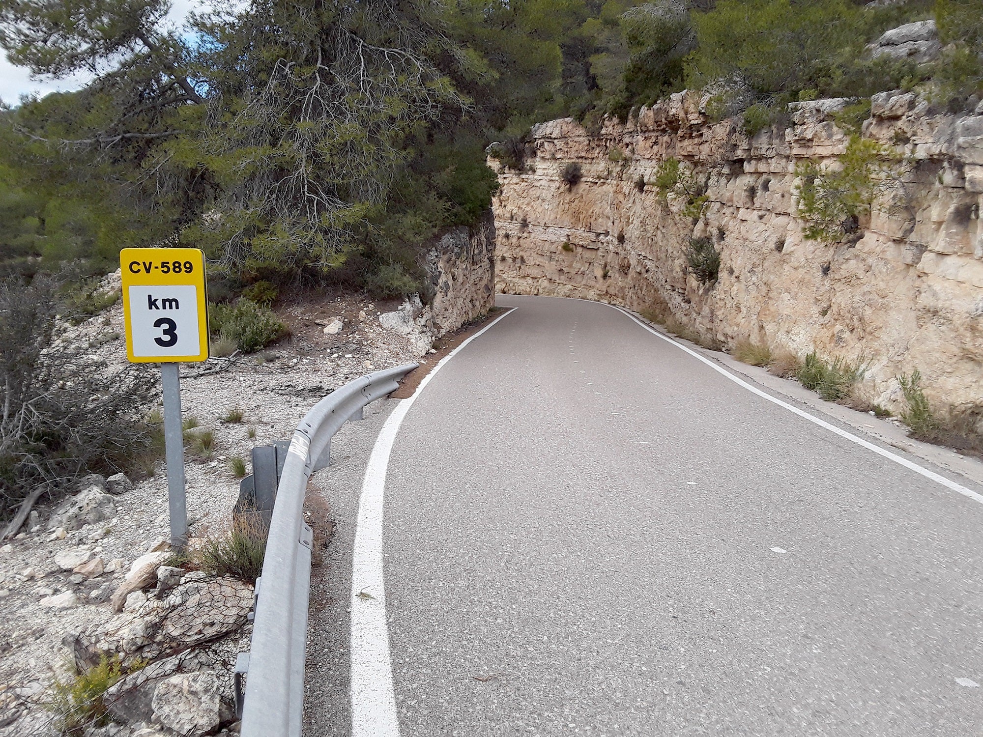 La carretera en la que se actuará para mejorar la seguridad.