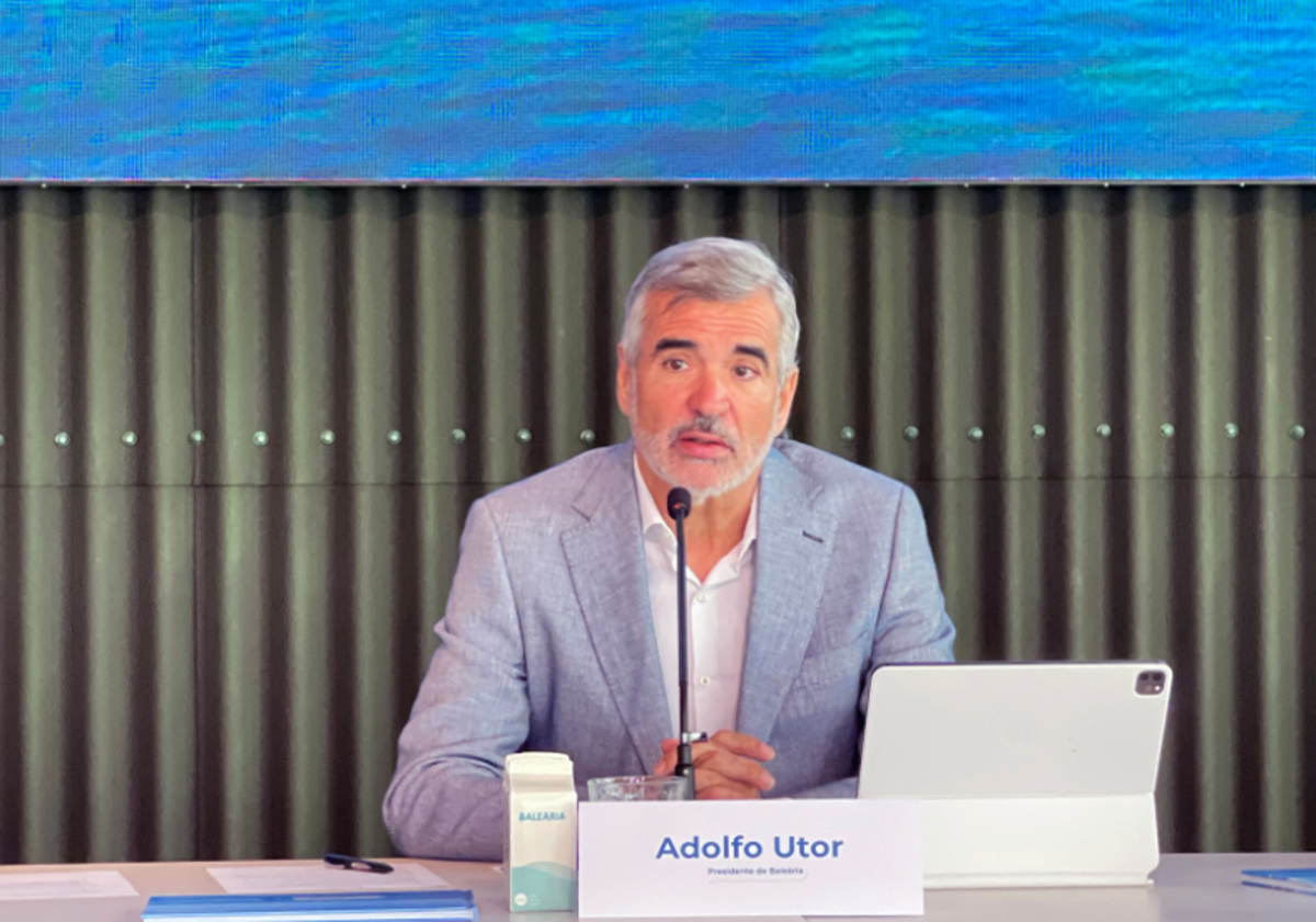 Adolfo Utor, presidente de Baleària.