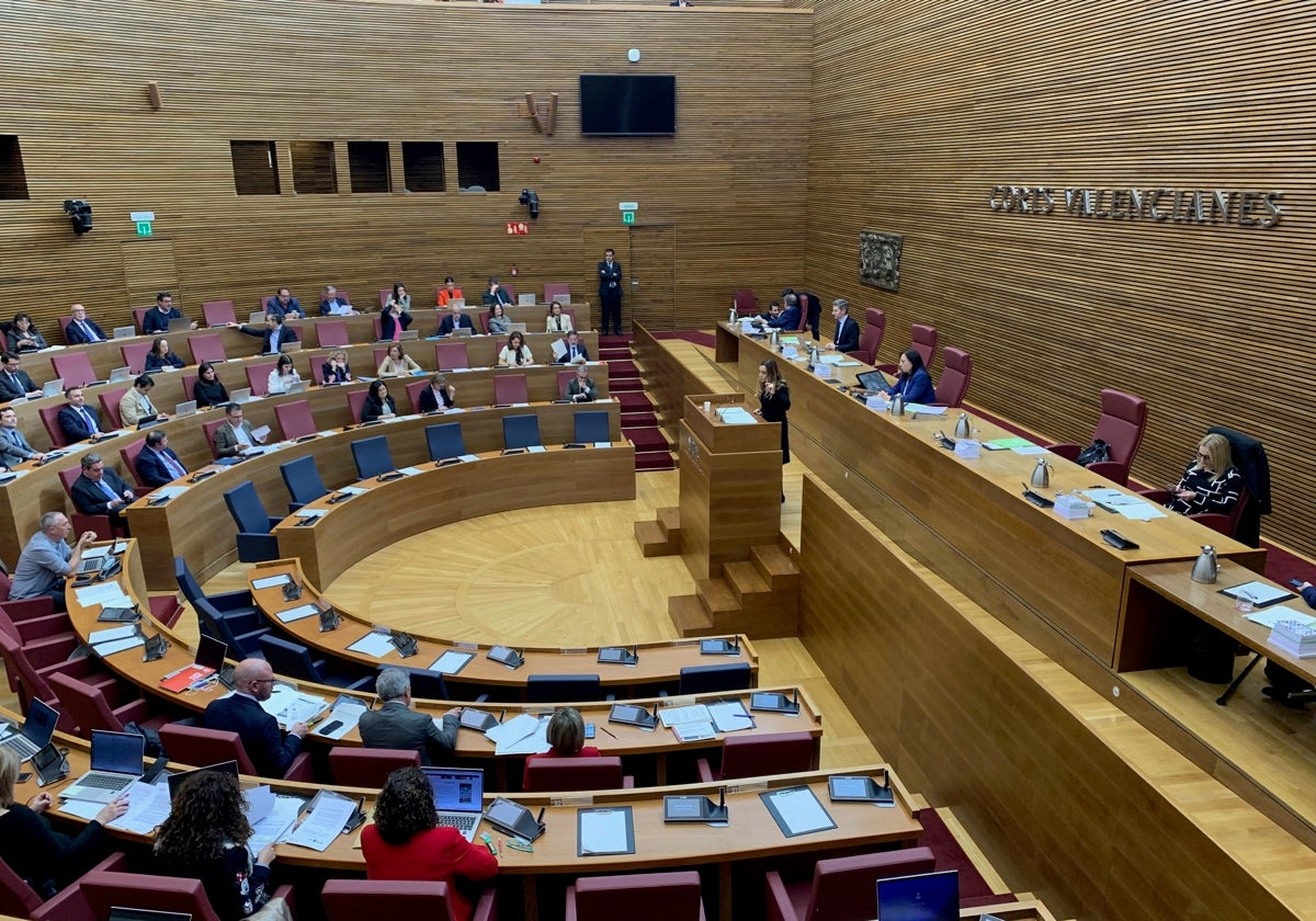 Pleno de Les Corts.