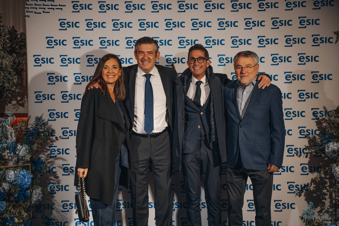 M.ª José García, de ESIC; Agustín Carrilero, director de ESIC CV; Raul Martín Calvo, de Embutidos Martínez; y Ramón Soler, de FAES Safor.