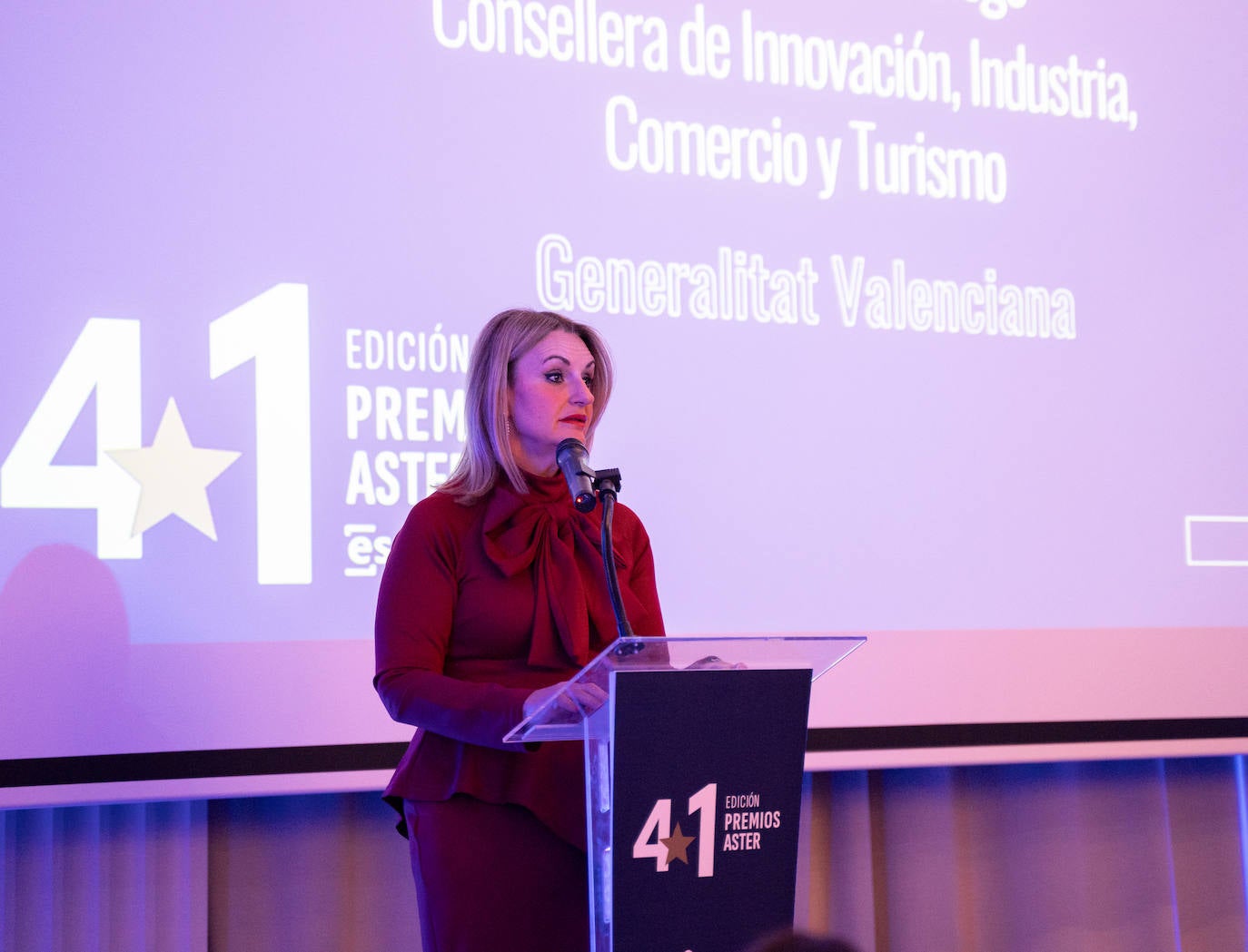Nuria Montes, consellera de Innovación, Industria, Comercio y Turismo.