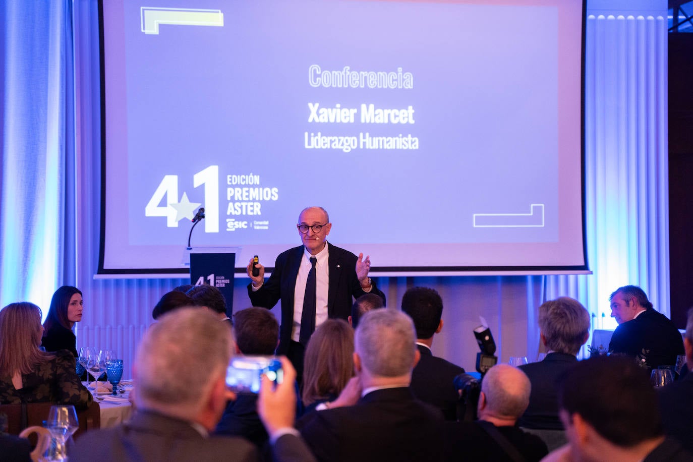 Xavier Marcet ofreció la ponencia inaugural de la gala.