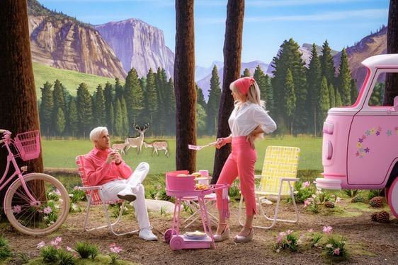 Una escena de la película de Barbie, nominada a los Oscar en una imagen de archivo.