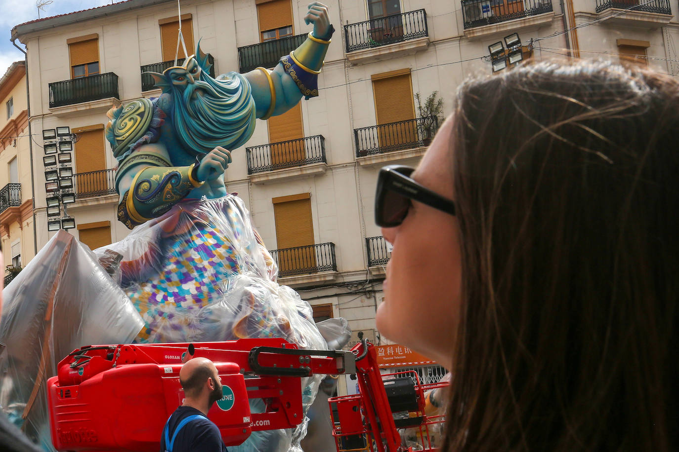 Comienza la plantà de las Fallas 2024