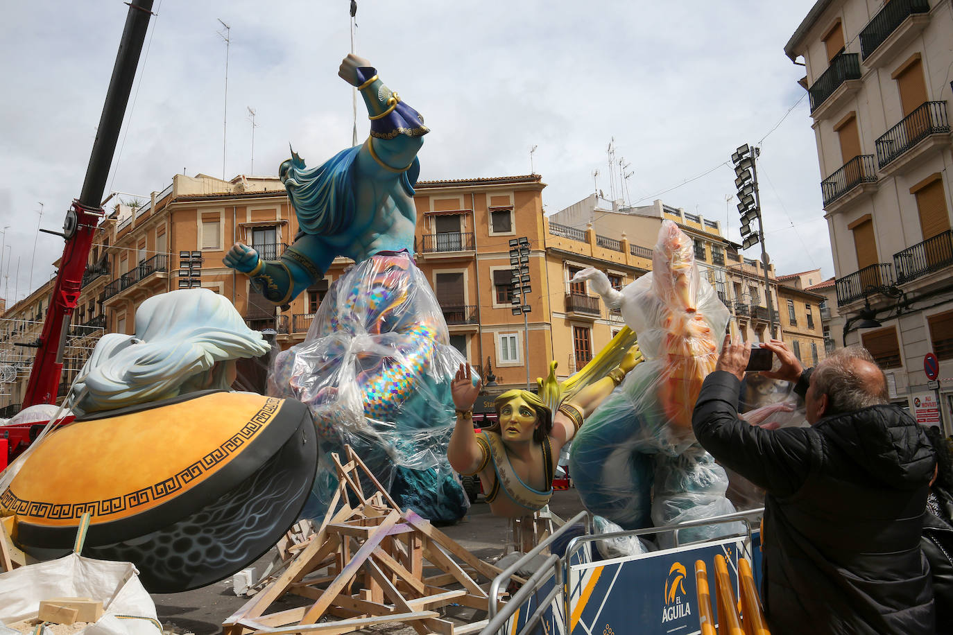 Comienza la plantà de las Fallas 2024