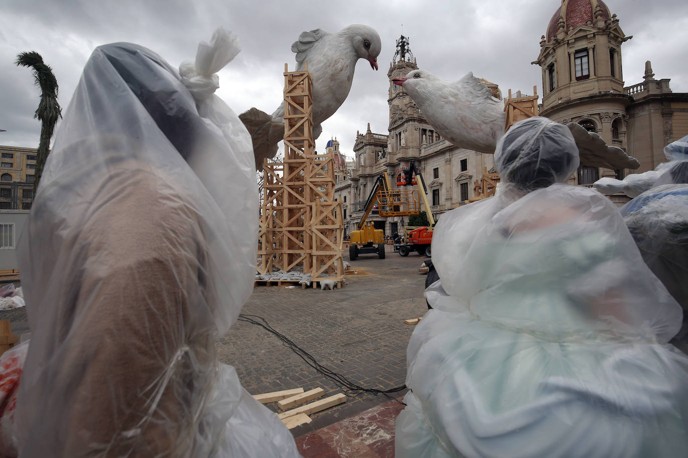 Comienza la plantà de las Fallas 2024