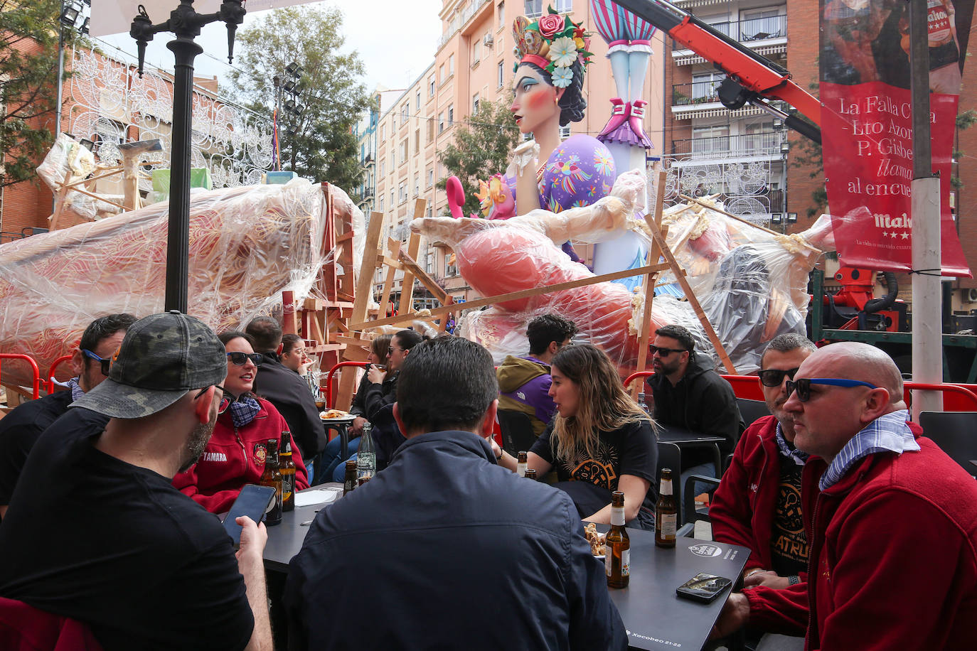 Comienza la plantà de las Fallas 2024