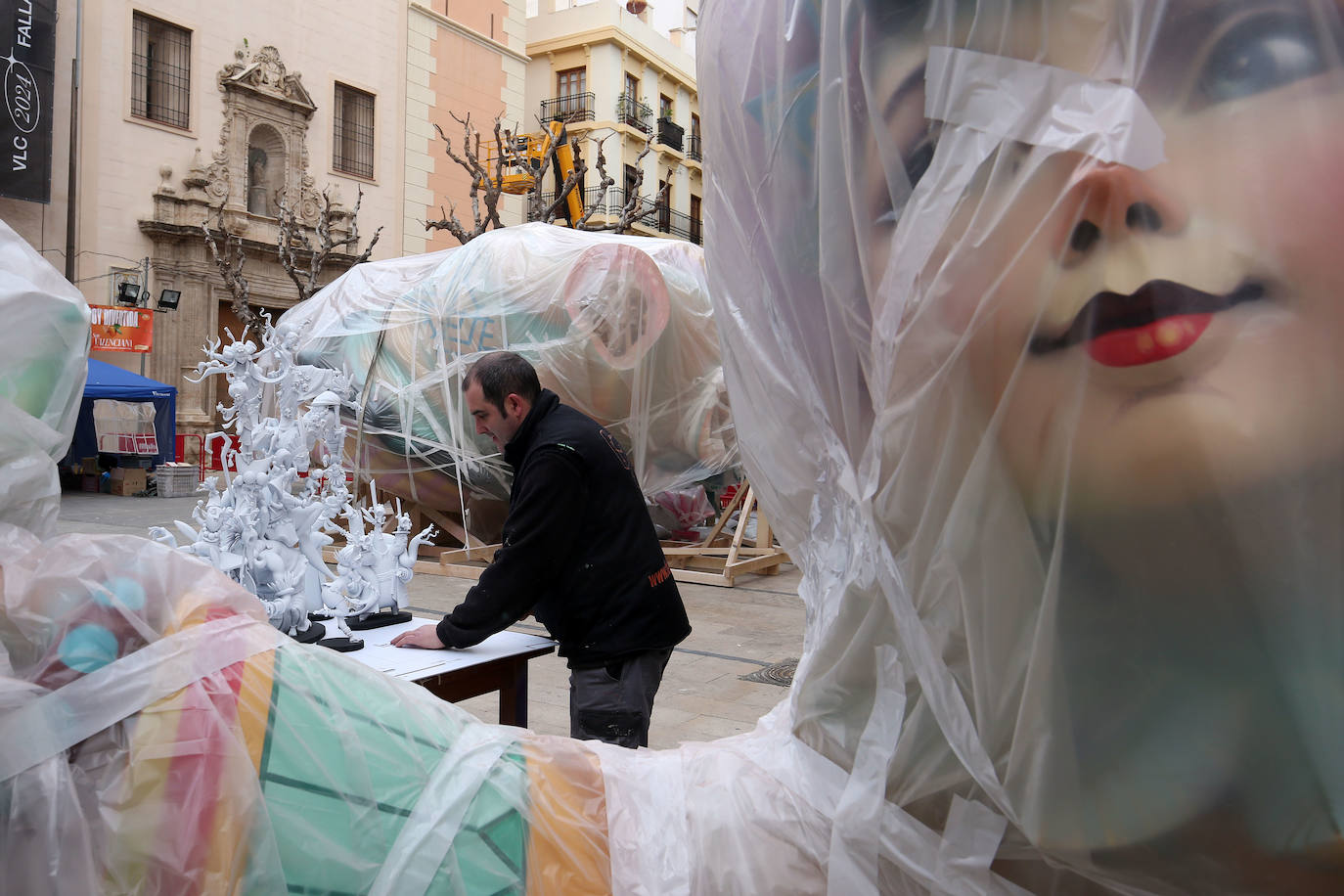 Comienza la plantà de las Fallas 2024