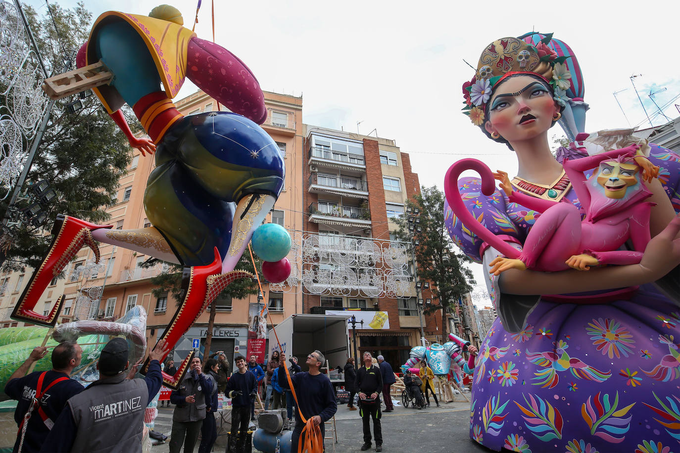 Comienza la plantà de las Fallas 2024